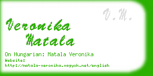 veronika matala business card